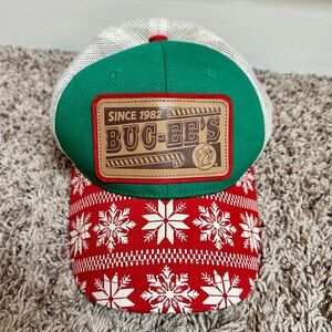Buc-ee’s Holiday Christmas Trucker Hat Adjustable